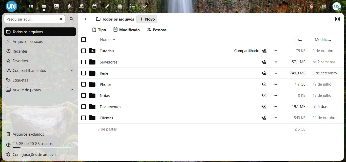 Gerenciador de arquivos File Server